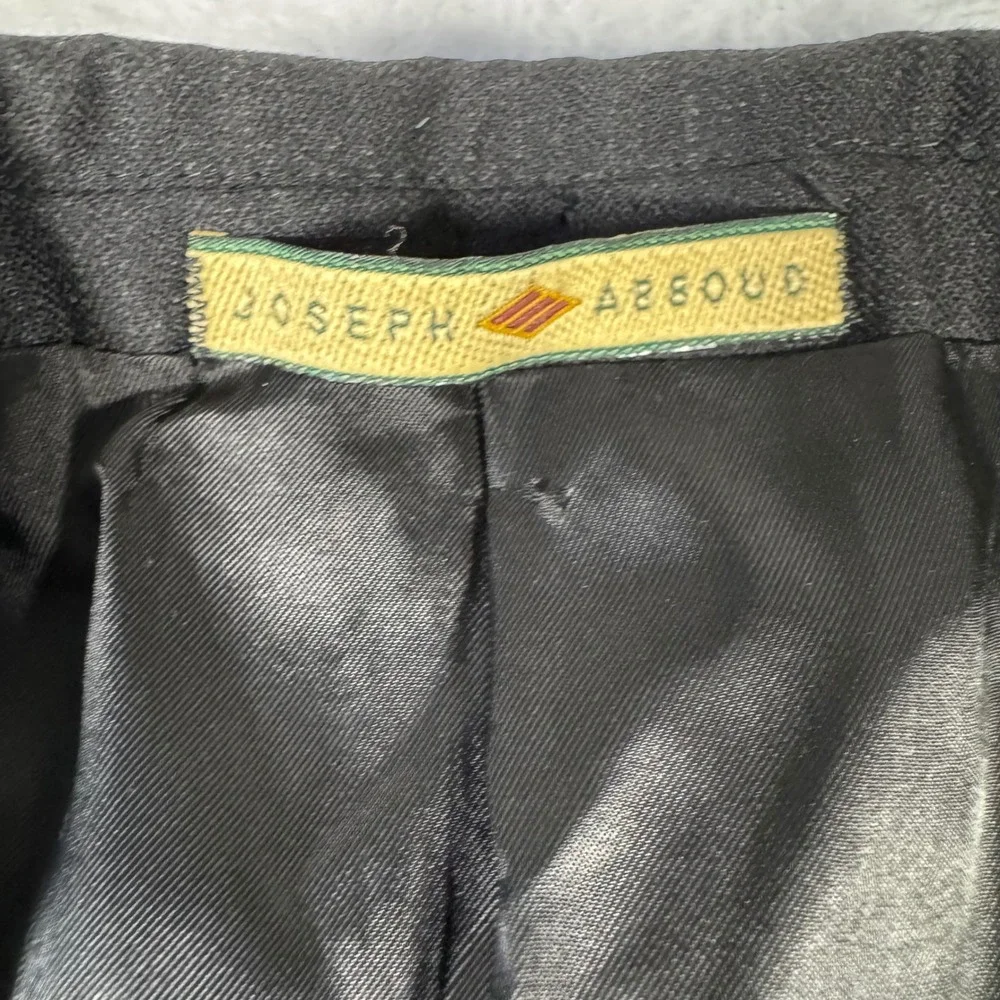 Joseph Abboud‎ Blazer Mens 40S Charcoal Gray Excellent Pinstripe Wool Sport Coat